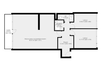 Pronájem bytu 3+kk v osobním vlastnictví 76 m², Praha 6 - Veleslavín