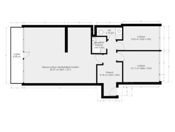 Pronájem bytu 3+kk v osobním vlastnictví 76 m², Praha 6 - Veleslavín