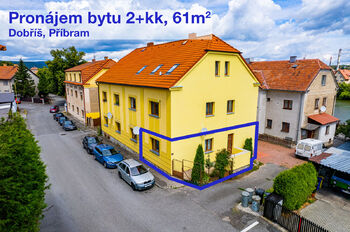 Pronájem bytu 2+kk v osobním vlastnictví 52 m², Dobříš