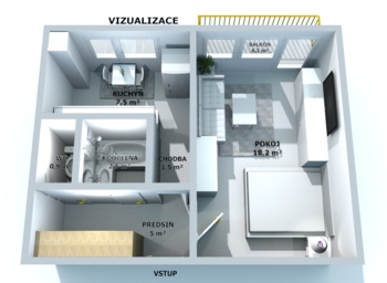 Prodej bytu 1+1 v družstevním vlastnictví 42 m², Orlová