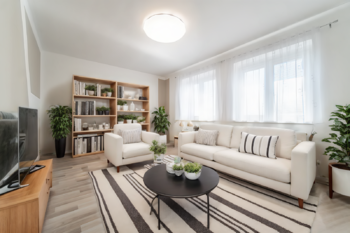 Obývák - vizualizace - Prodej domu 109 m², Český Brod