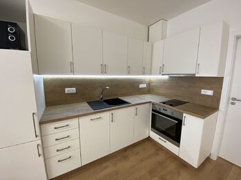 kuchyňská linka - Pronájem bytu 1+kk v osobním vlastnictví 45 m², Plzeň 