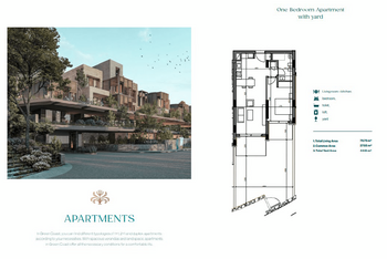 Prodej bytu 1+1 v osobním vlastnictví 102 m², Palasë