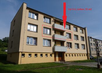 Prodej bytu 2+1 v družstevním vlastnictví 45 m², Husinec