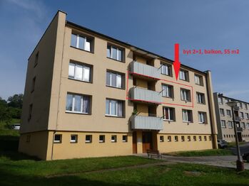 Prodej bytu 2+1 v družstevním vlastnictví 45 m², Husinec