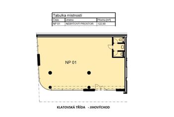 Pronájem kancelářských prostor 123 m², Plzeň