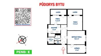 Prodej bytu 4+1 v osobním vlastnictví 79 m², Roudnice nad Labem