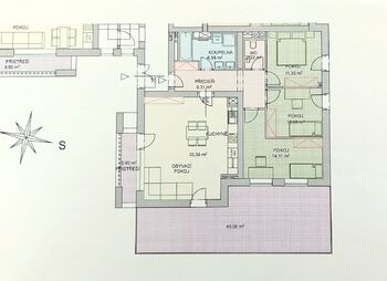 Pronájem bytu 4+kk v osobním vlastnictví 87 m², Plzeň