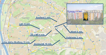 Prodej bytu 2+kk v družstevním vlastnictví 45 m², Praha 4 - Kamýk