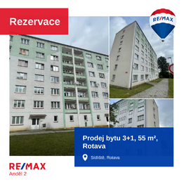 Prodej bytu 2+1 v osobním vlastnictví 55 m², Rotava