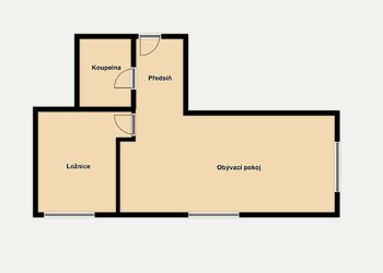 Pronájem bytu 2+kk v osobním vlastnictví 47 m², Brno