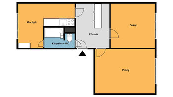 Pronájem bytu 2+1 v osobním vlastnictví 53 m², Plzeň