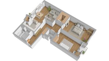 Pronájem bytu 3+kk v osobním vlastnictví 99 m², Praha 4 - Krč