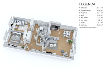 Prodej bytu 3+1 v osobním vlastnictví 71 m², Praha 10 - Strašnice