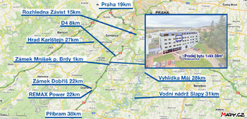 Prodej bytu 1+kk v osobním vlastnictví 38 m², Mníšek pod Brdy