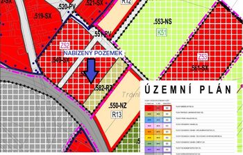 Prodej pozemku 1175 m², Křelov-Břuchotín