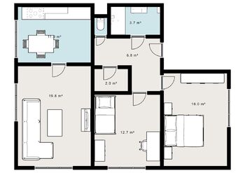 Prodej bytu 3+1 v osobním vlastnictví 72 m², Bečváry