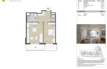 Pronájem bytu 2+kk v osobním vlastnictví 63 m², Ostrava