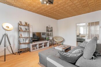 Obývací pokoj. - Pronájem bytu 3+1 v osobním vlastnictví 62 m², Jindřichův Hradec