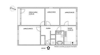 Pronájem bytu 4+1 v osobním vlastnictví 80 m², Litvínov