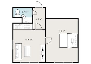 Prodej bytu 2+kk v osobním vlastnictví 37 m², Ústí nad Labem