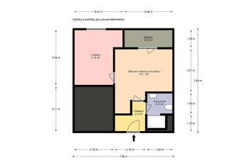 Pronájem bytu 2+kk v osobním vlastnictví 42 m², Brandýs nad Labem-Stará Boleslav