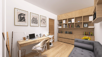 vizualizace přízemí - místnost - Prodej domu 92 m², Červené Pečky