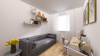 vizualizace přízemí - místnost - Prodej domu 92 m², Červené Pečky