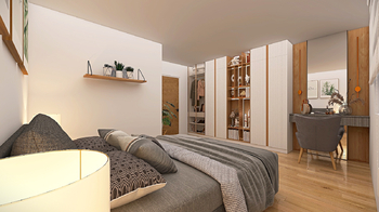 místnost - I. patro - vizualizace - Prodej domu 92 m², Červené Pečky