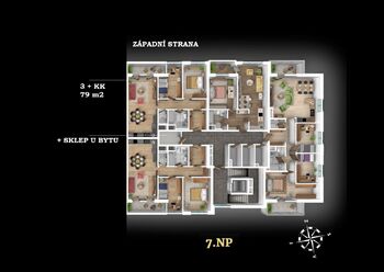 Prodej bytu 3+kk v osobním vlastnictví 82 m², Plzeň