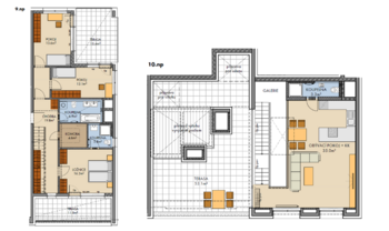 Pronájem bytu 4+kk v osobním vlastnictví 120 m², Praha 9 - Vysočany