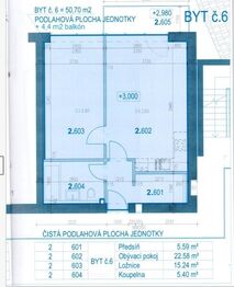 Prodej bytu 2+kk v osobním vlastnictví 50 m², Praha 5 - Sobín