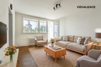 Prodej bytu 3+1 v družstevním vlastnictví 75 m², Osek