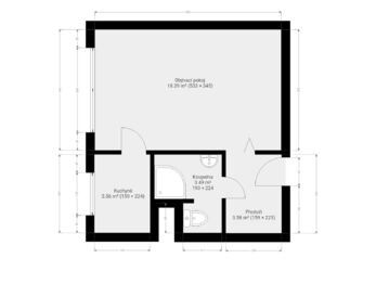 Prodej bytu 1+1 v osobním vlastnictví 30 m², Praha 8 - Troja