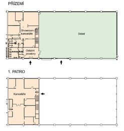 Pronájem skladovacích prostor 1393 m², Čestlice