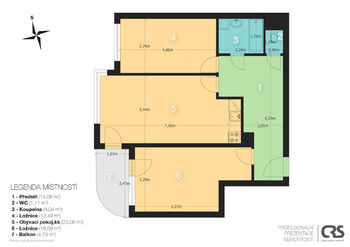 Pronájem bytu 3+kk v osobním vlastnictví 70 m², Praha 6 - Řepy