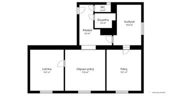 Prodej bytu 3+1, 80 m2, Artura Krause, Pardubice-Zelené Předměstí - Prodej bytu 3+1 v osobním vlastnictví 71 m², Pardubice