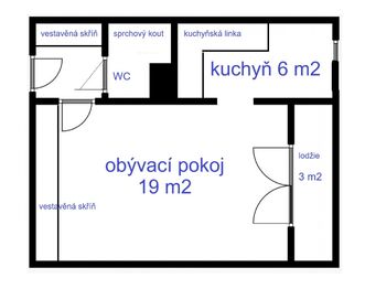 Prodej bytu 1+1 v osobním vlastnictví 29 m², Brno