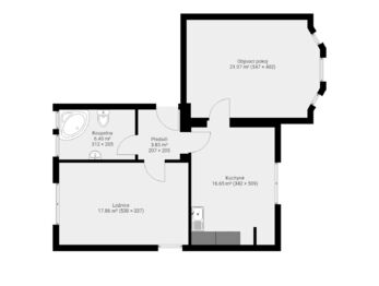 Prodej bytu 3+kk v osobním vlastnictví 66 m², Jesenice