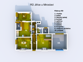 Prodej domu 102 m², Jiřice u Miroslavi