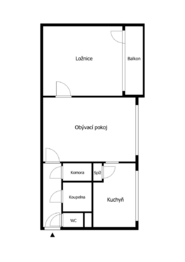 Pronájem bytu 2+1 v osobním vlastnictví 51 m², Mladá Boleslav