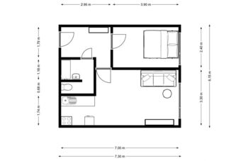 Prodej bytu 2+kk v osobním vlastnictví 41 m², Litoměřice