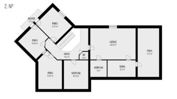 Prodej elegantní vily s útulnou zahradou v klidné lokalitě 298 m2, pozemek 816 m2, Dolečky I, Zlín-Štípa - Prodej domu 298 m², Zlín