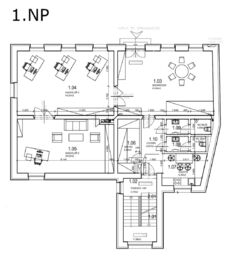 Prodej kancelářských prostor 492 m², Praha 5 - Lahovice