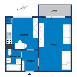 Prodej bytu 1+1 v osobním vlastnictví 41 m², Brno