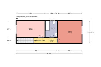 Prodej bytu 3+kk v osobním vlastnictví 81 m², Polerady