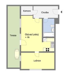 Pronájem bytu 2+kk v osobním vlastnictví 63 m², Praha 10 - Štěrboholy