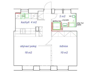 Prodej bytu 2+1 v osobním vlastnictví 39 m², Brno