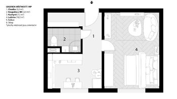 Prodej bytu 1+1 v družstevním vlastnictví 34 m², Hradec Králové