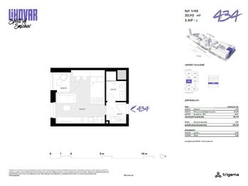 Pronájem bytu 1+kk v osobním vlastnictví 31 m², Praha 5 - Smíchov